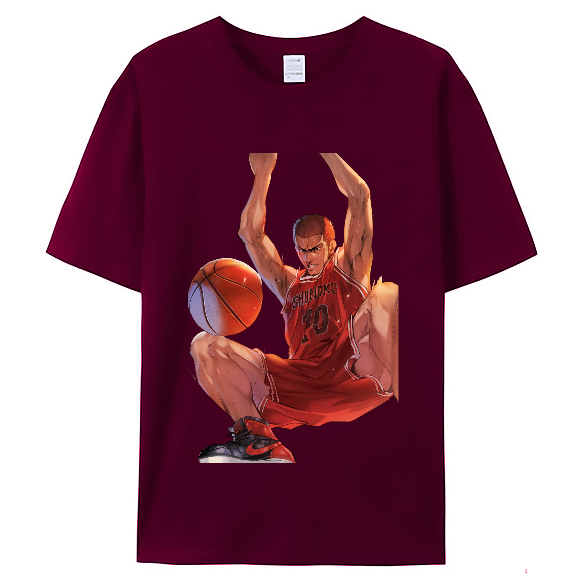 （画像用） SLAM DUNK／スラムダンク レディースカジュアルプリントTシャツ（綿100％）